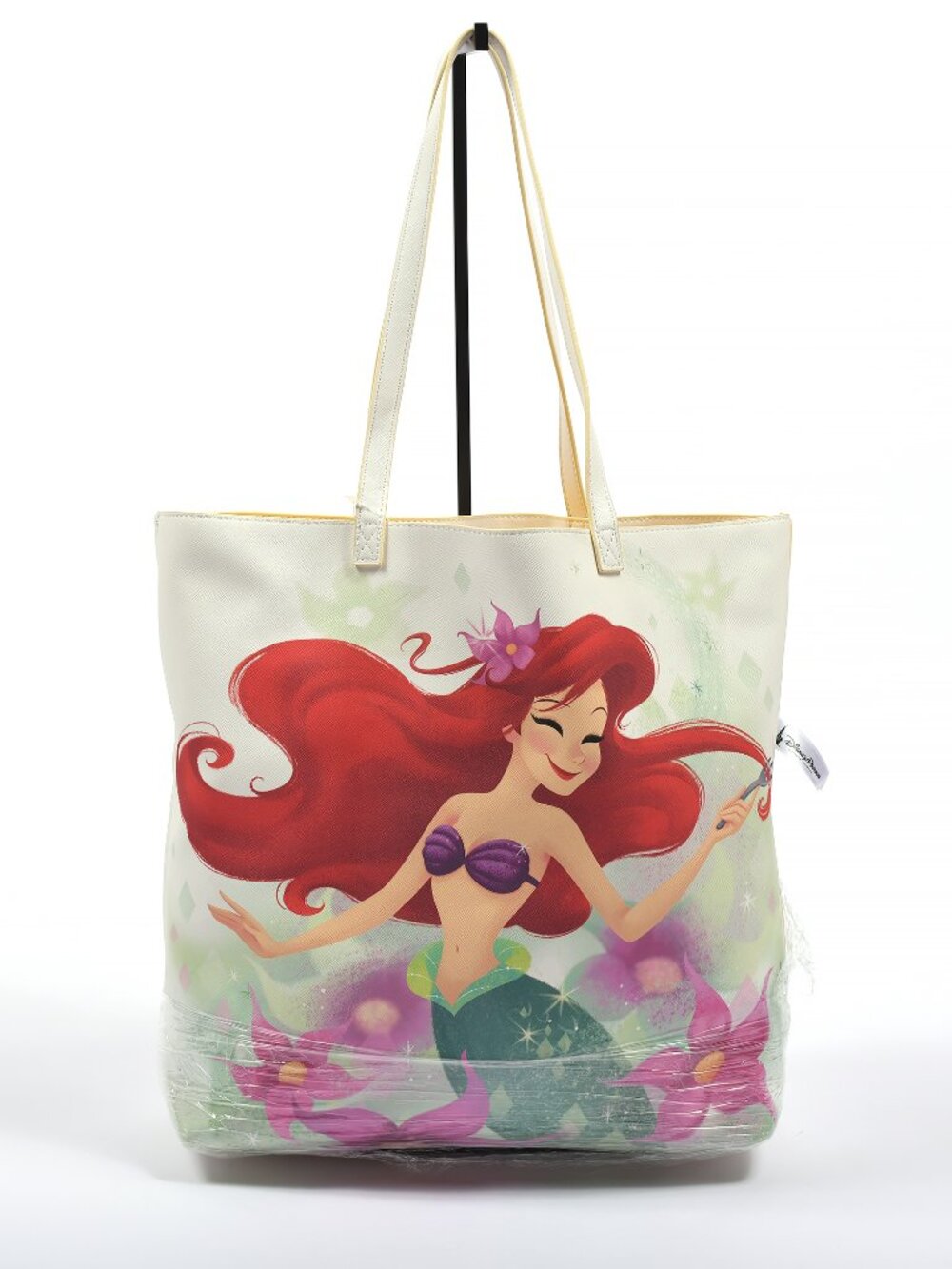 Disney Parks Ariel Belle Reversible Tote Bag Little Mermaid Beauty & Beast NWT